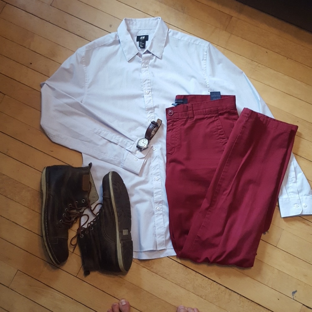 Red pants