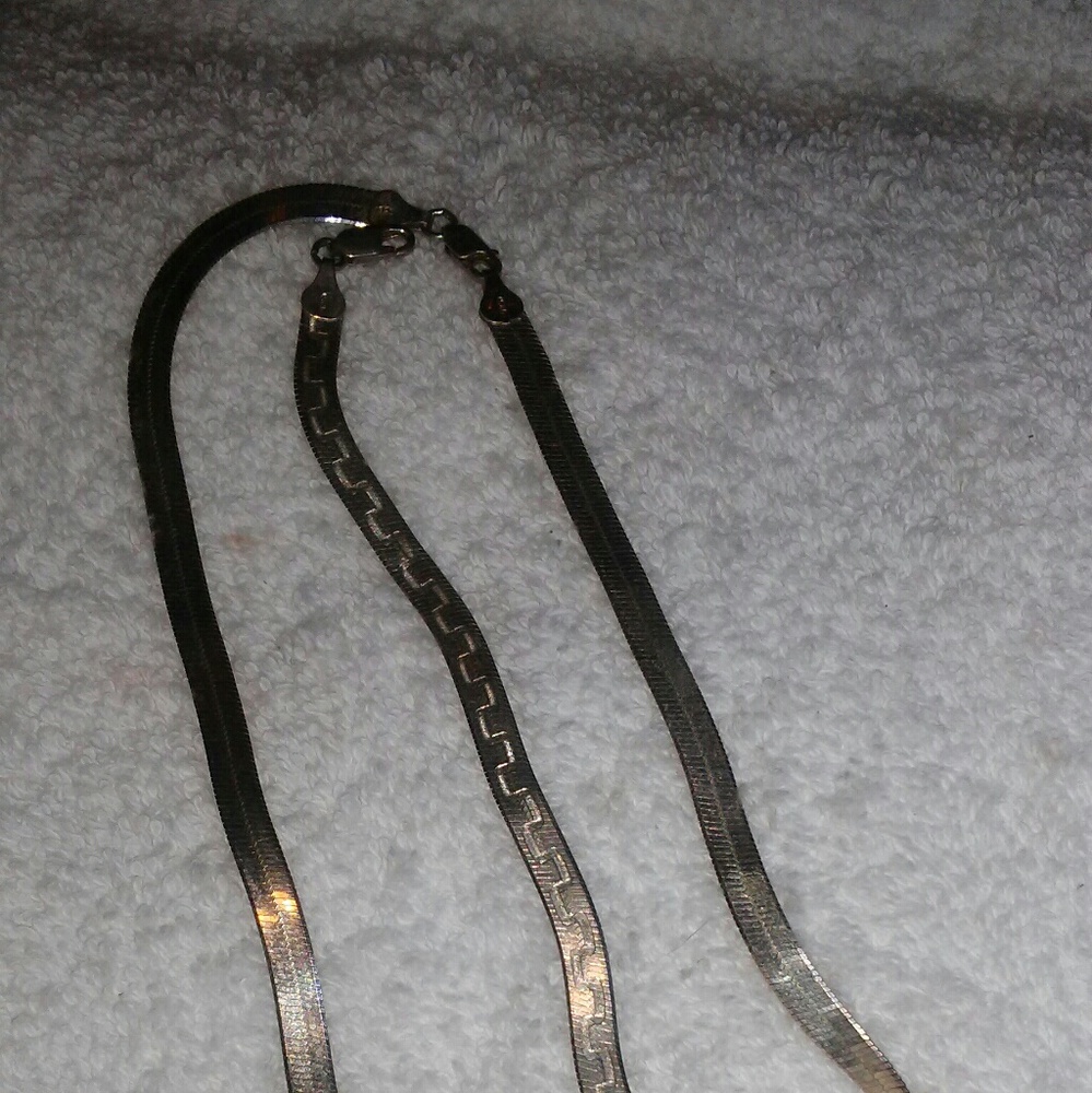 Vintage sternling silver necklace set