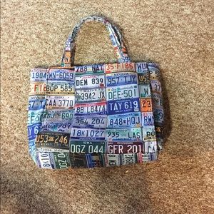 License plate bag