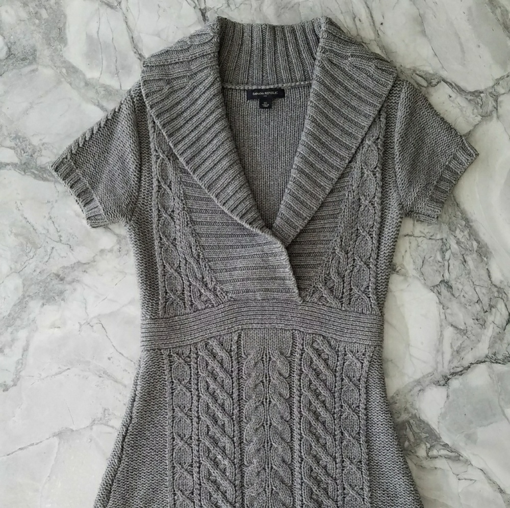 Banana Republic Short Sleeve Sweater Dress