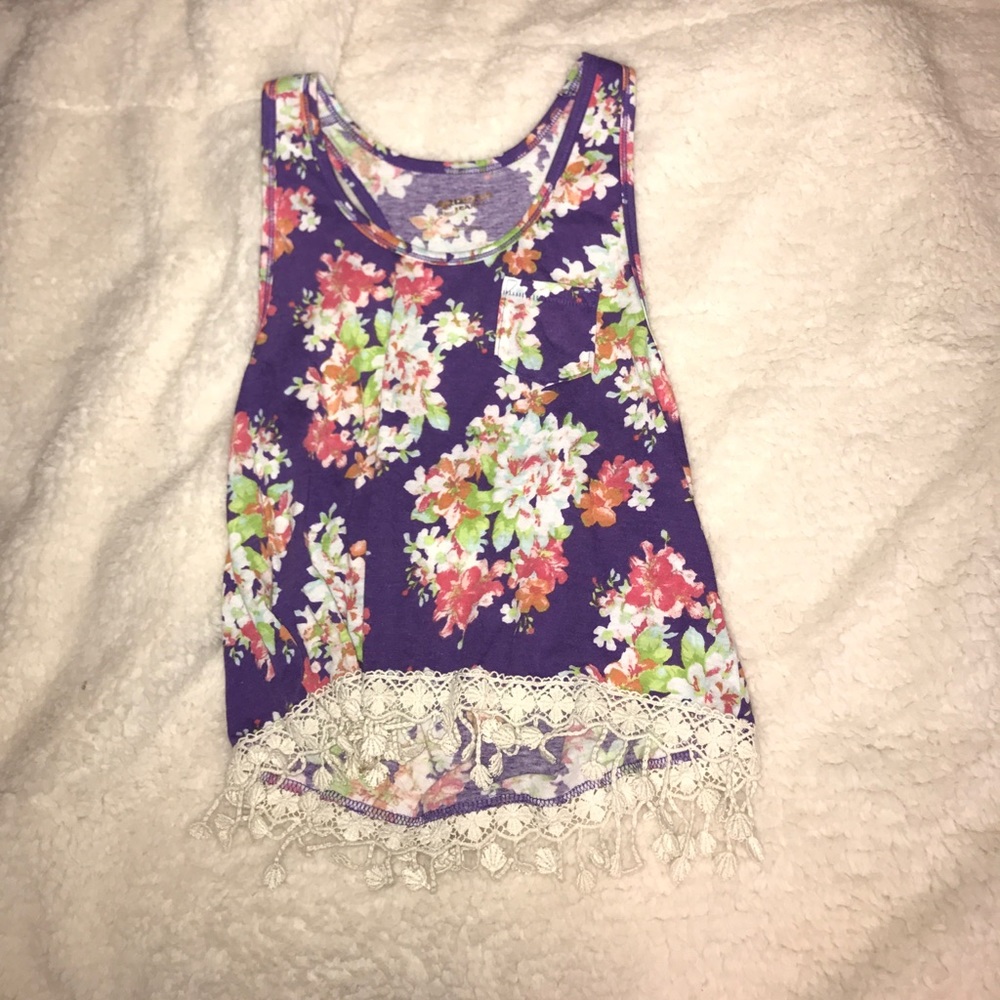 Floral tank top