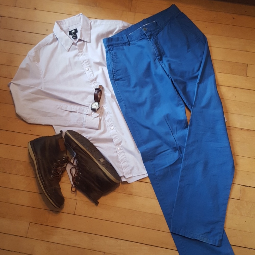 Blue Calvin Klein pants