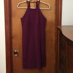 Burgundy Marmot Dress