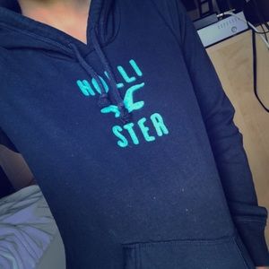 Dark blue Hollister hoodie