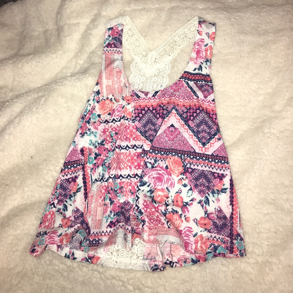 Pattern tank top