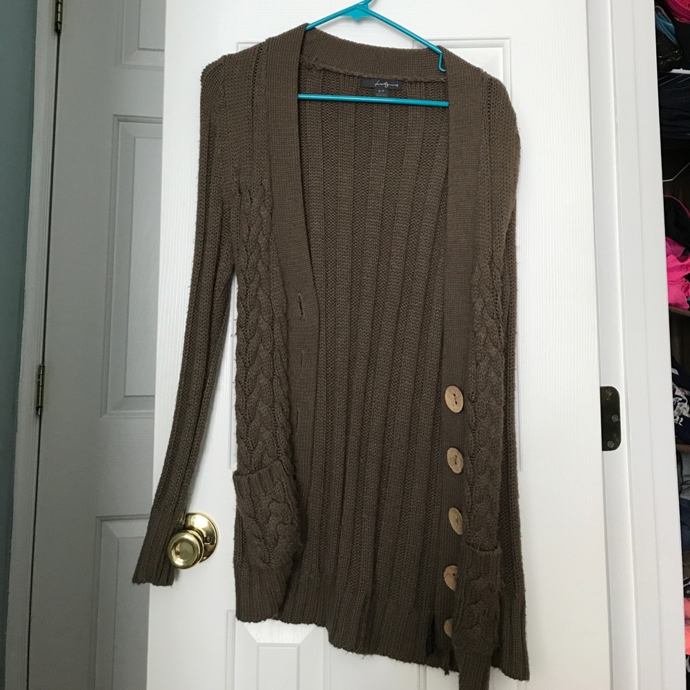 Comfy brown cardigan