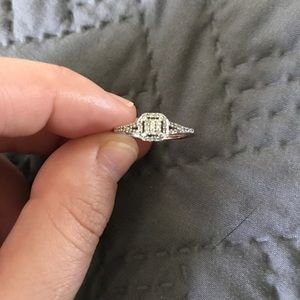 Zales 1/10 carat diamond promise ring
