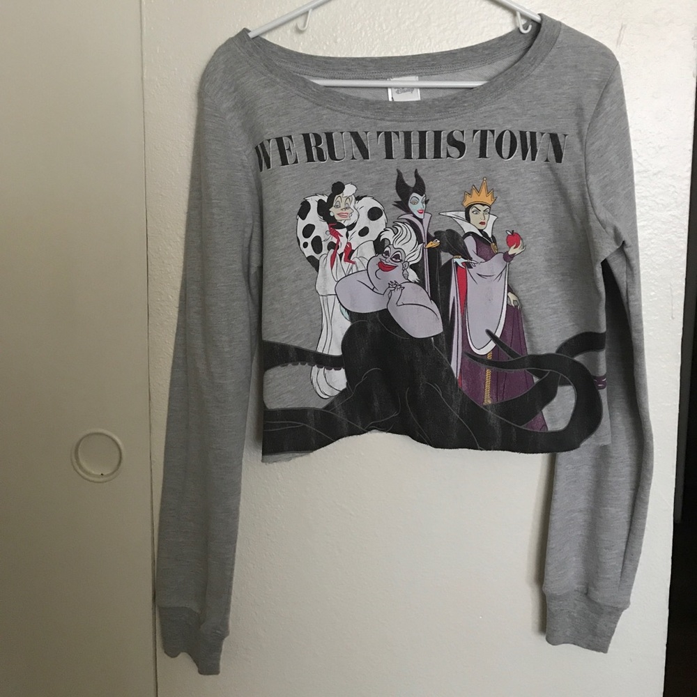 Disney Villans loose fit belly sweater