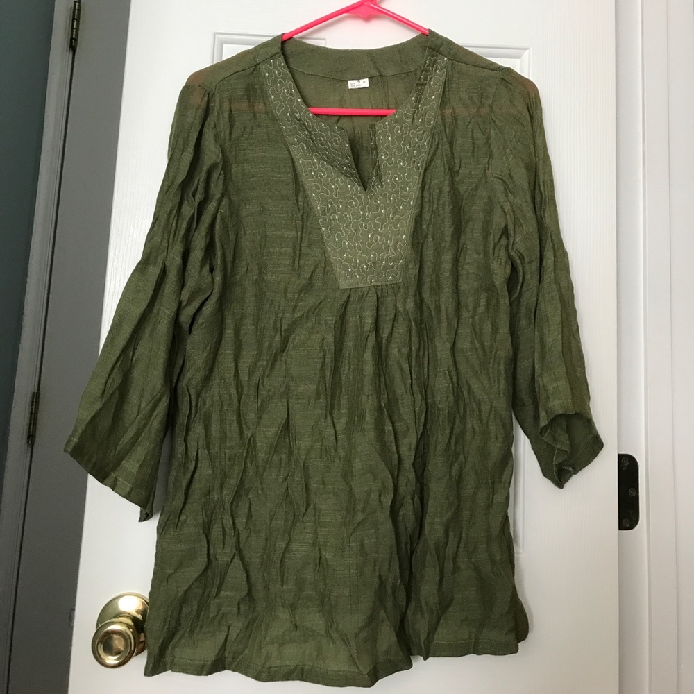 Flowy top, 50% silk