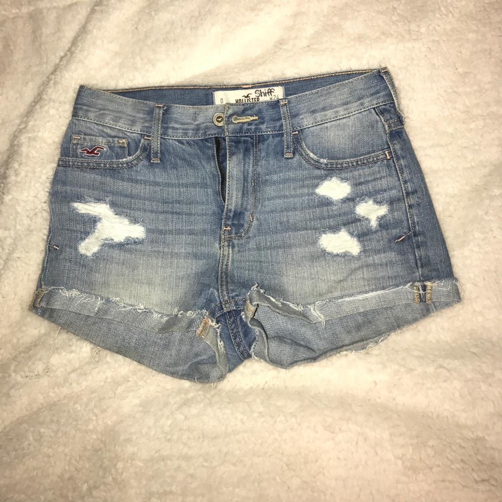 Hollister jean shorts