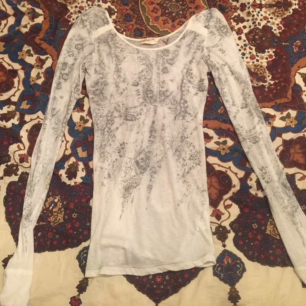 Long sleeve miss me top