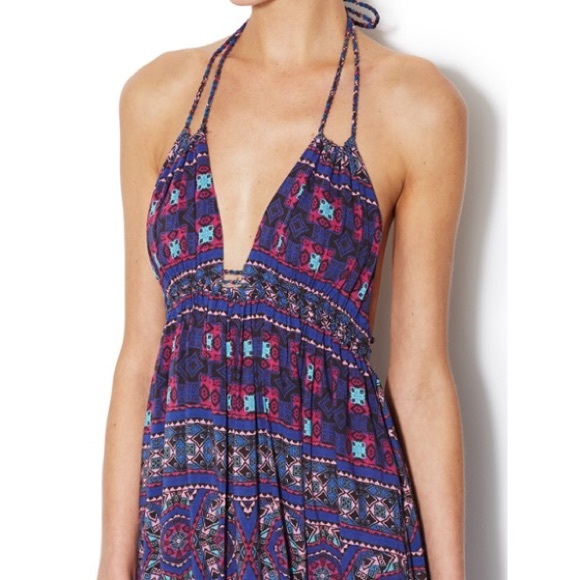 ✖️SOLD✖️ 5shore road planet blue mandala dress - Picture 2 of 3