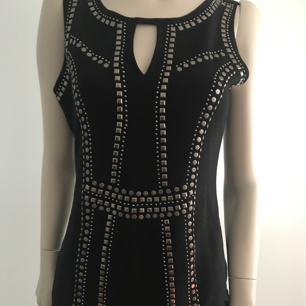 Sleeveless tunic with studs Rock Star