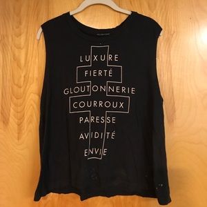 Seven Deadly Sins black tank