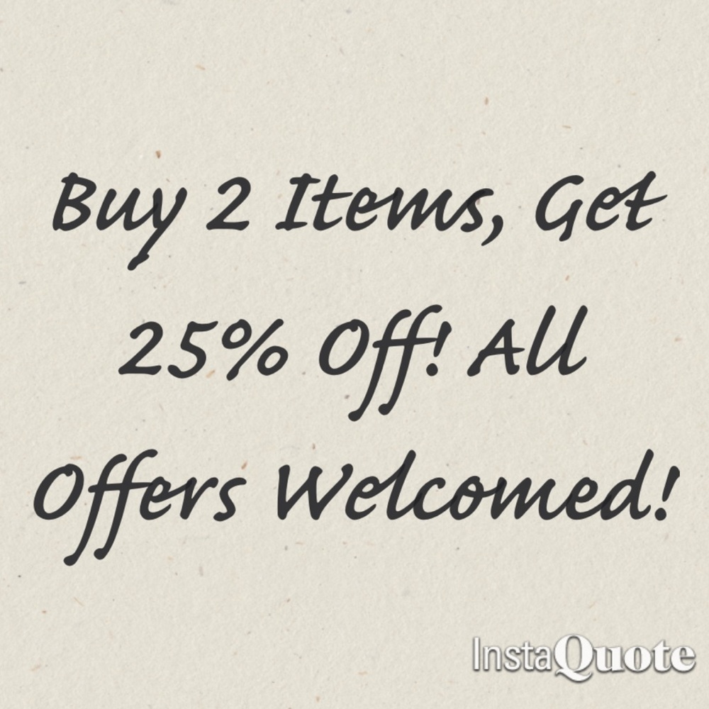 All Offers Welcome!!