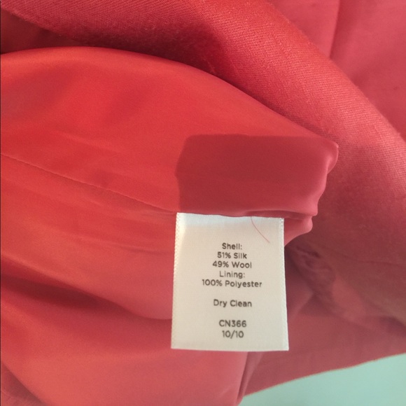 👗Talbots CORAL silk shantung dress NWT - Picture 6 of 7