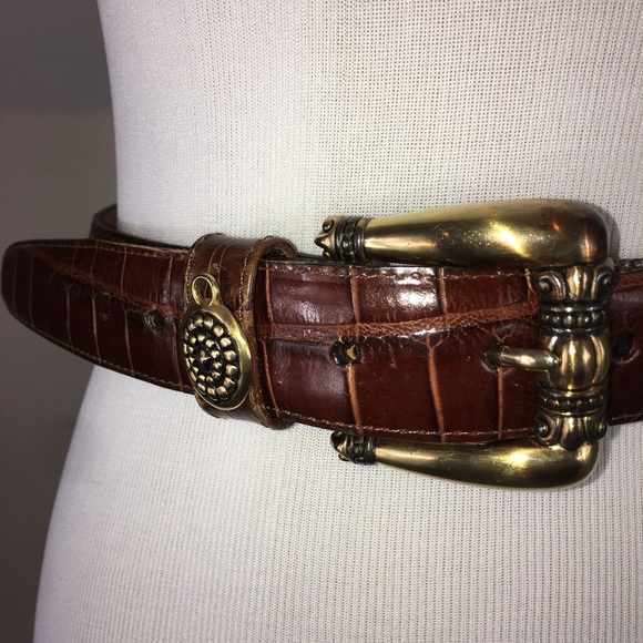 Brighton Accessories - Brighton Vintage 1995 Gold hardware belt