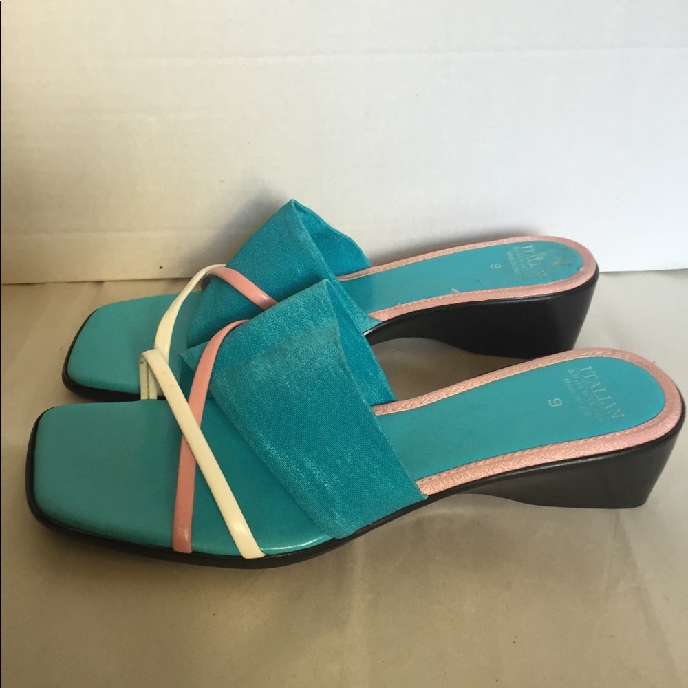 New Slip On Sandals Made In Italy size 9..Reduced