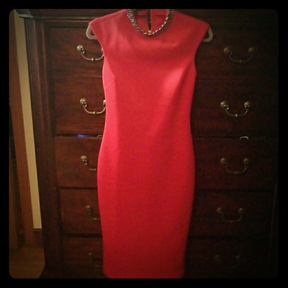 Ted baker red dress