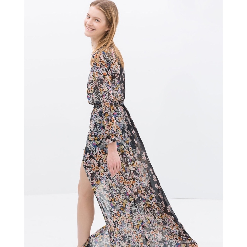 Zara Maxi Floral Dress