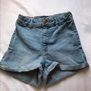 High waisted shorts