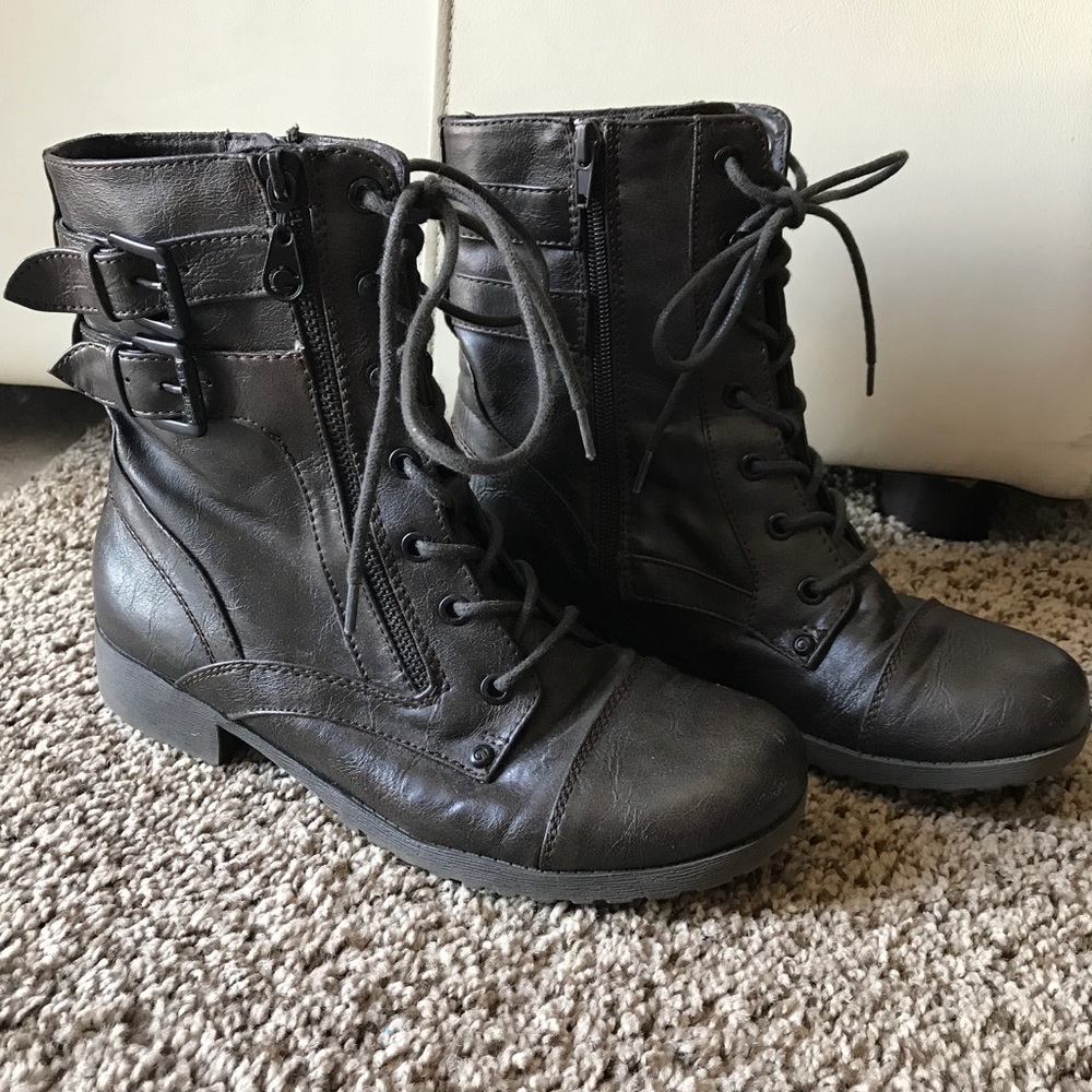 Brown Leather Boots