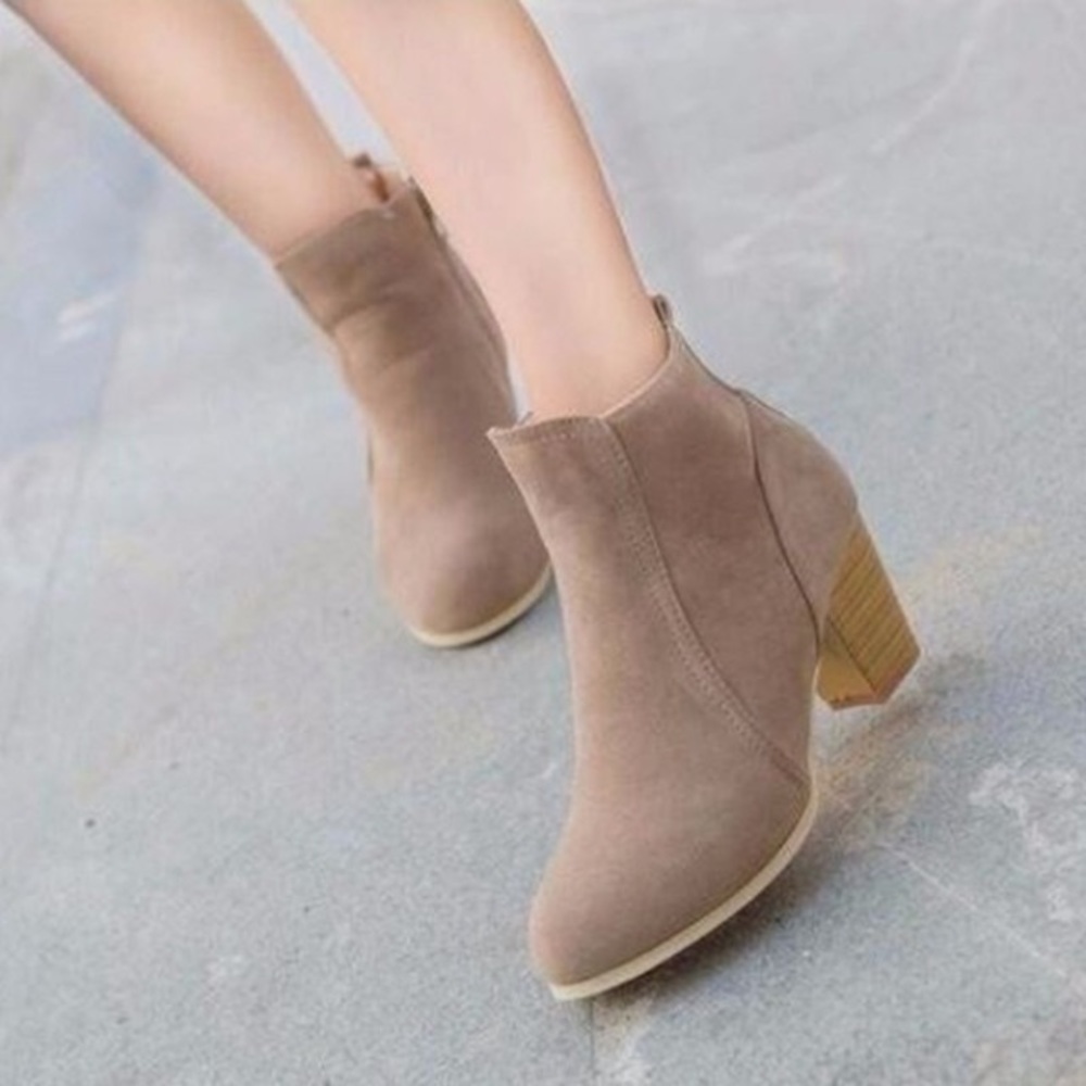 Suede Booties