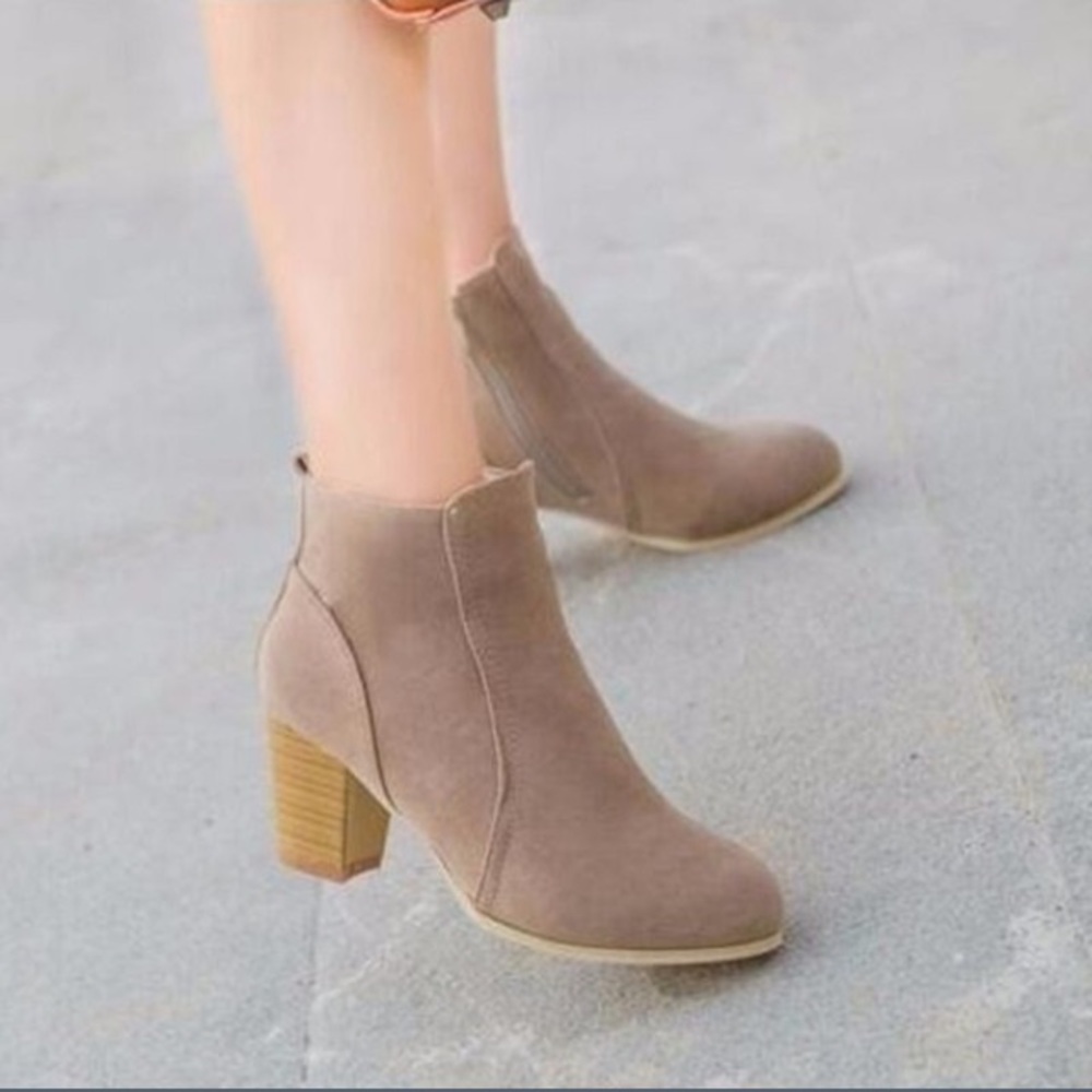 Suede Booties - Picture 2 of 4