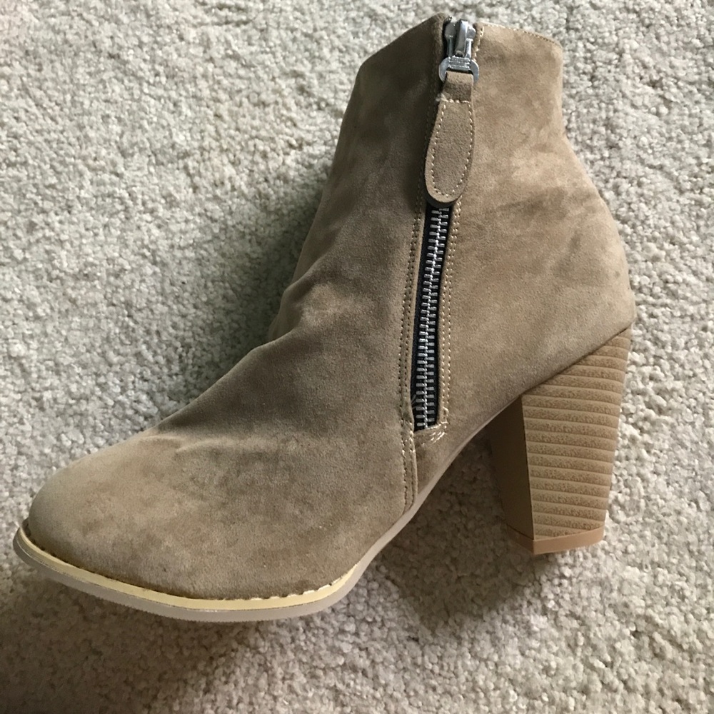 Suede Booties - Picture 3 of 4