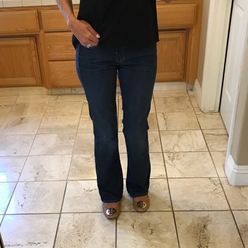 Lucky Brand Sweet n' Low "rosewood" boot cut jeans