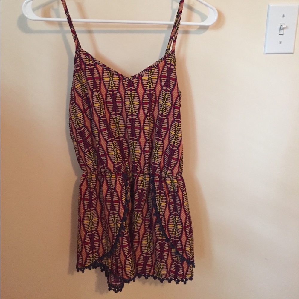 Cute spaghetti strap romper