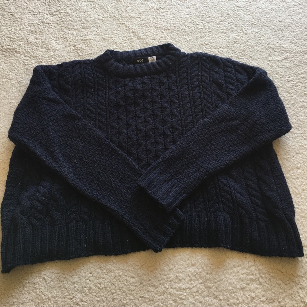 Navy sweater