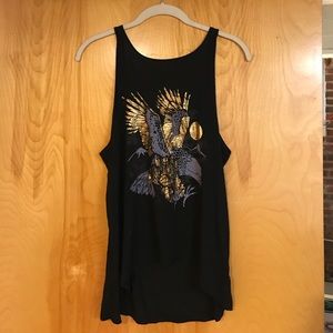In Love With Strangers // Medium // black tank