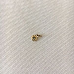 Helen Ficalora Aquamarine Gold Charm