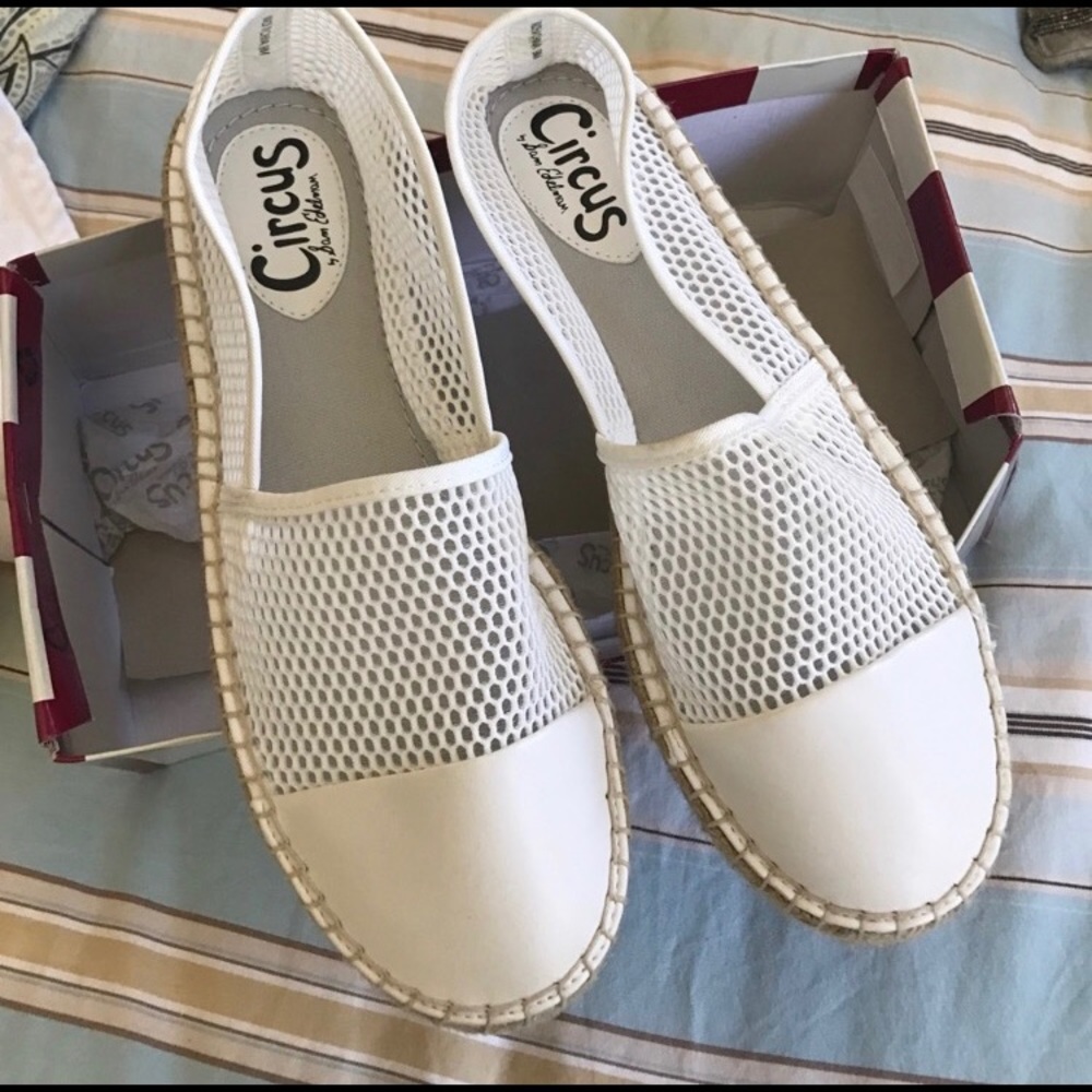 Sam Edelman white espadrilles NWOT