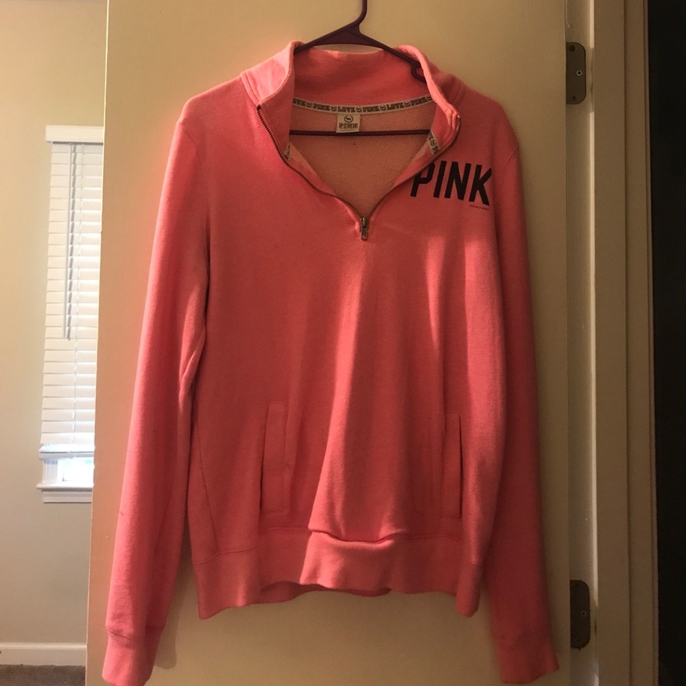 VS PINK Half-zip-up sweater