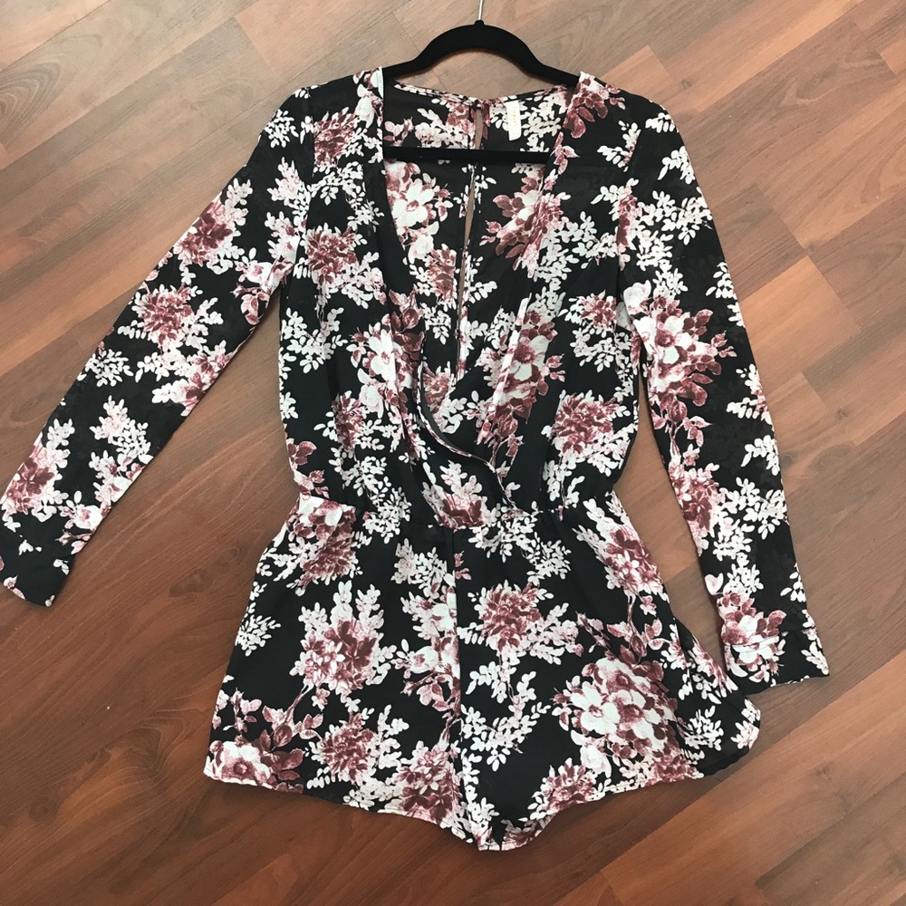 Free People Floral Romper