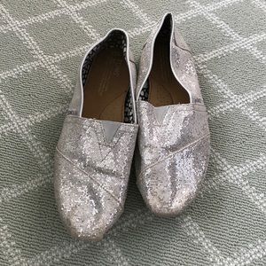 TOMS sparkly canvas classics