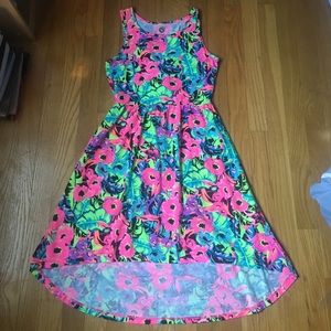 Girls bright summer dress