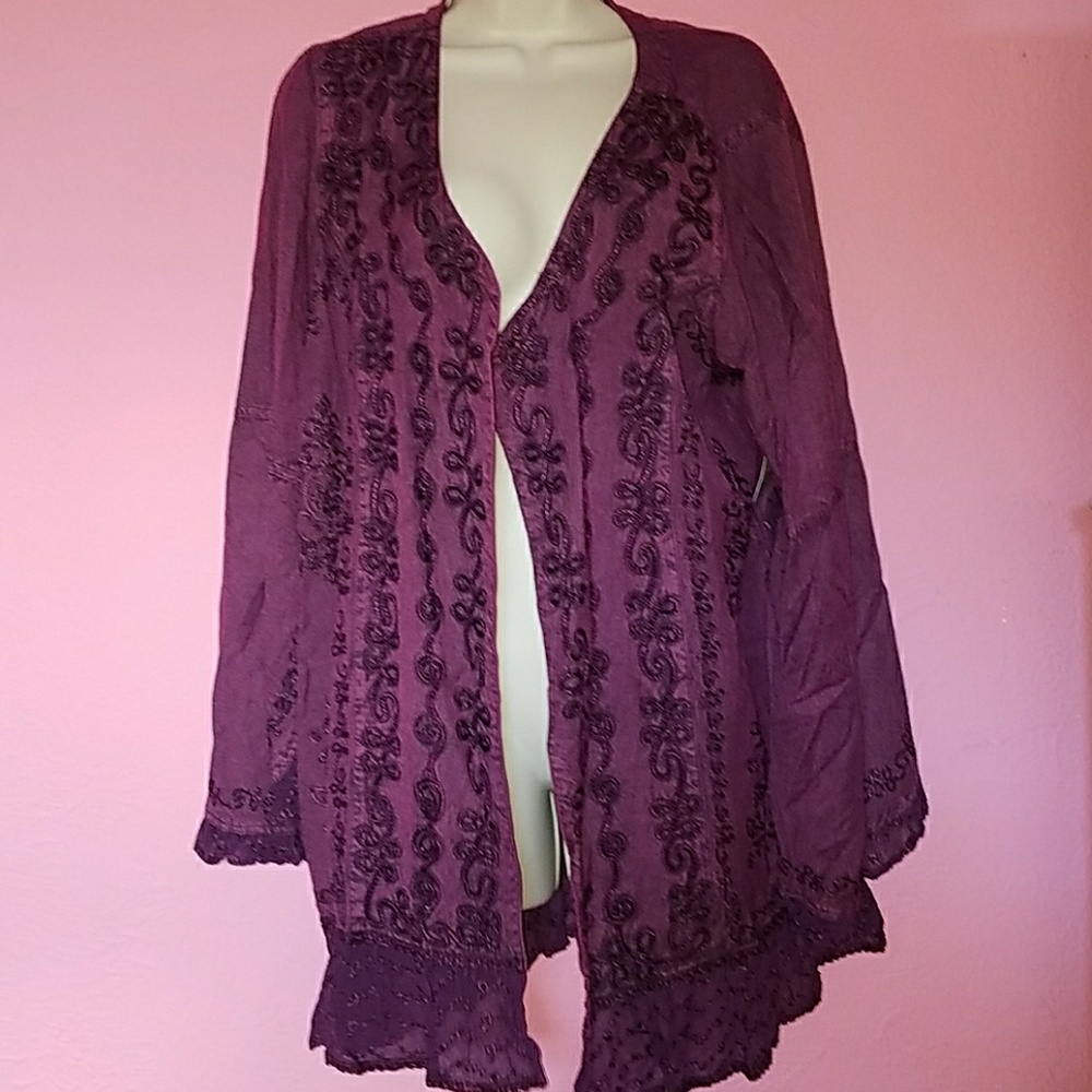 NWT 💜 PURPLE SPARKLE CARDIGAN 💜