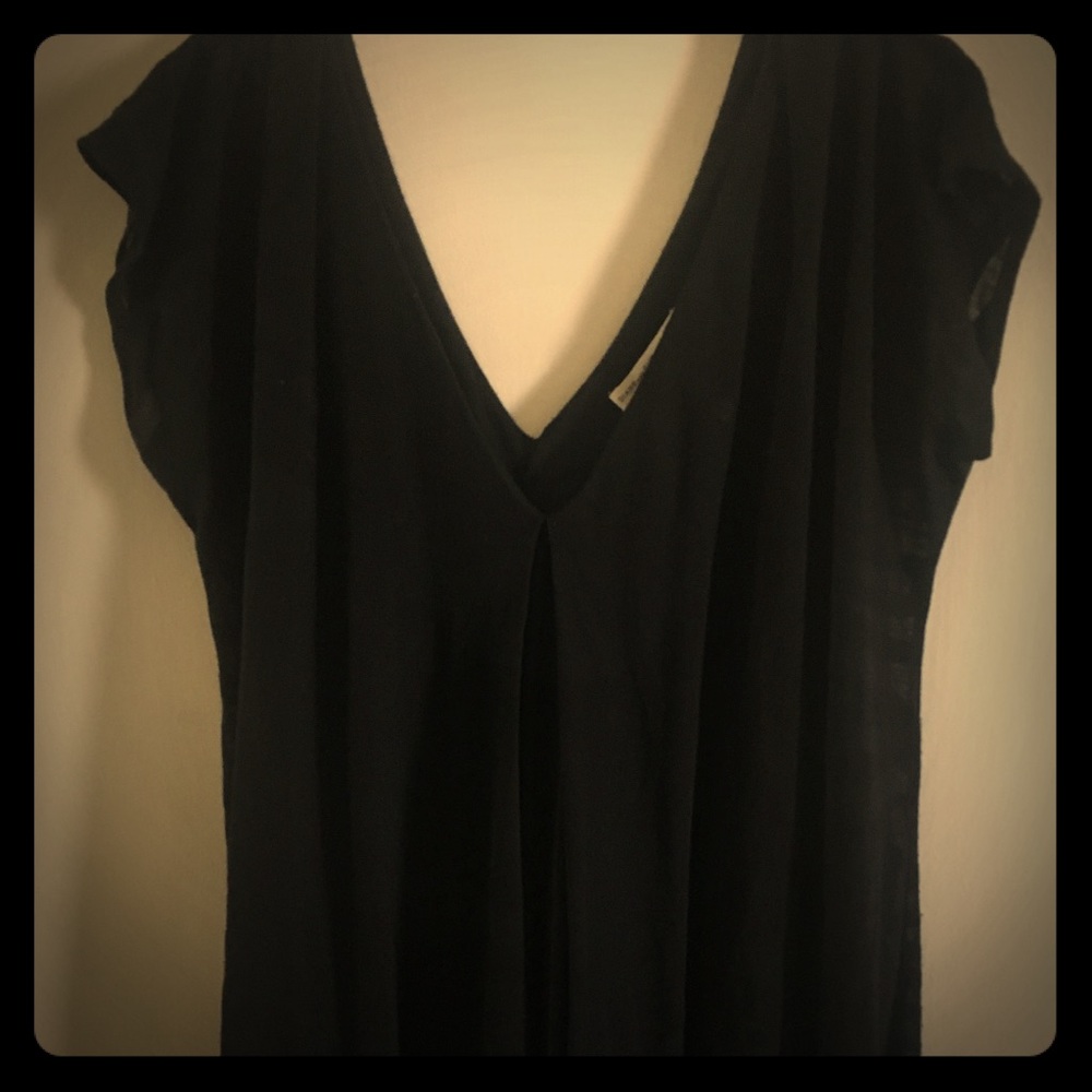 DVF Vintage Sheer Swing Black Cover Up