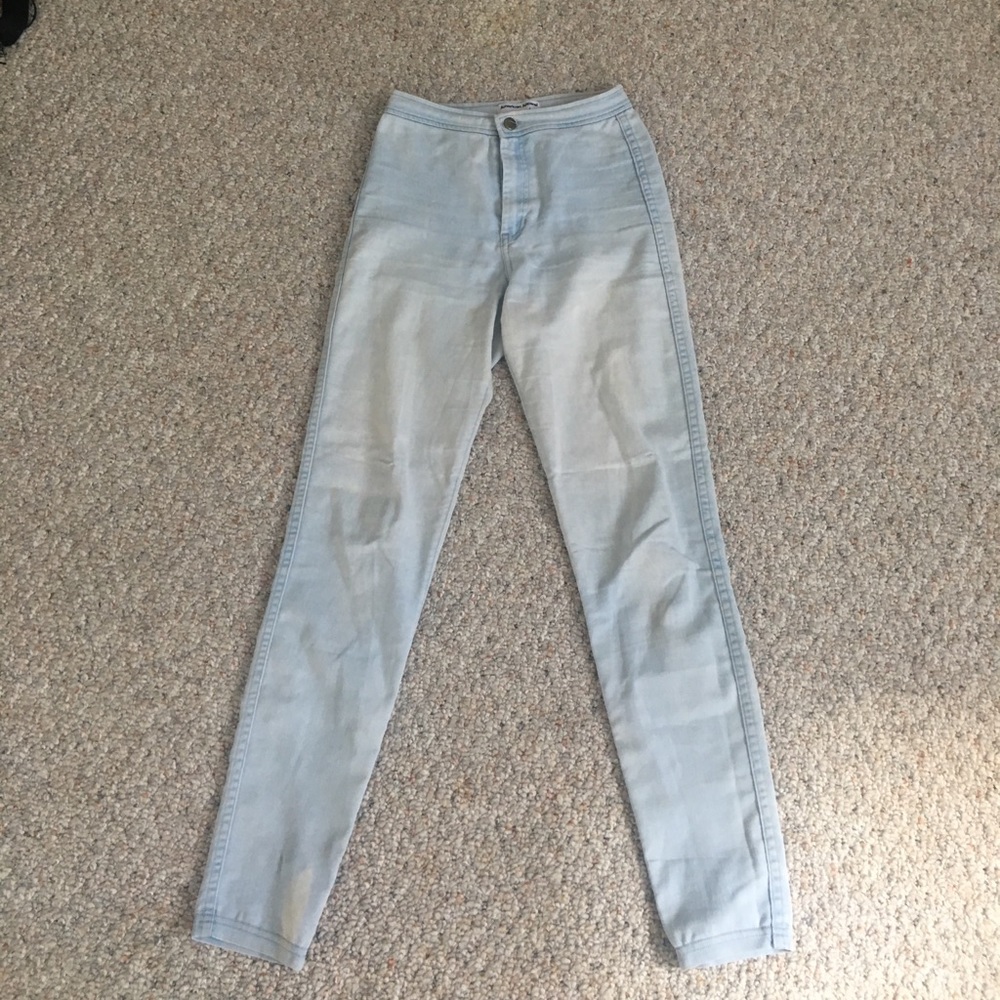 Light blue denim American Apparel easy jeans