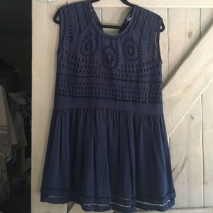 Urban Outfitters navy blue dress