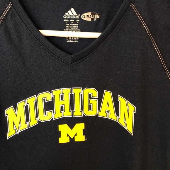University of Michigan Women's Top Adidas - Picture 4 of 8