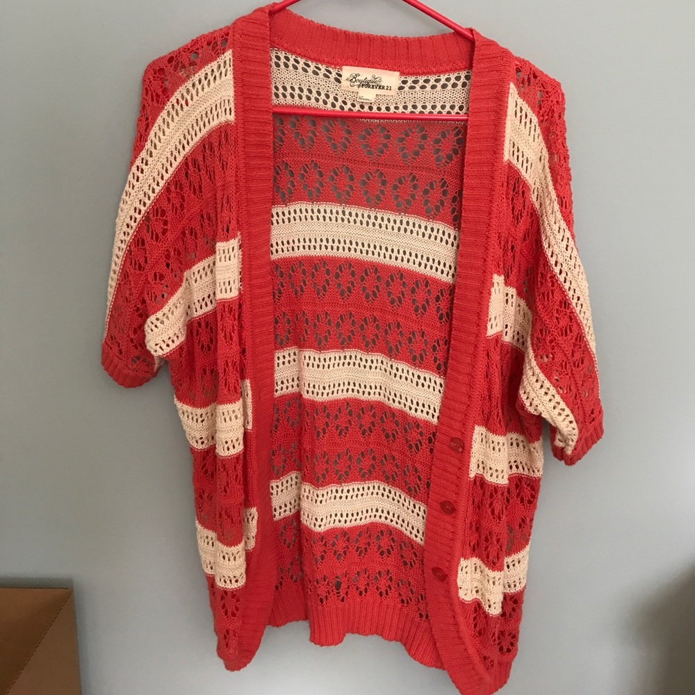 Striped cardigan- F21