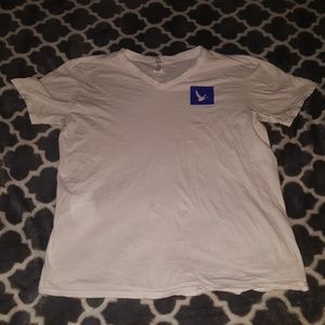 Liquor Store- Men's White V-neck Grey Goose Tshirt