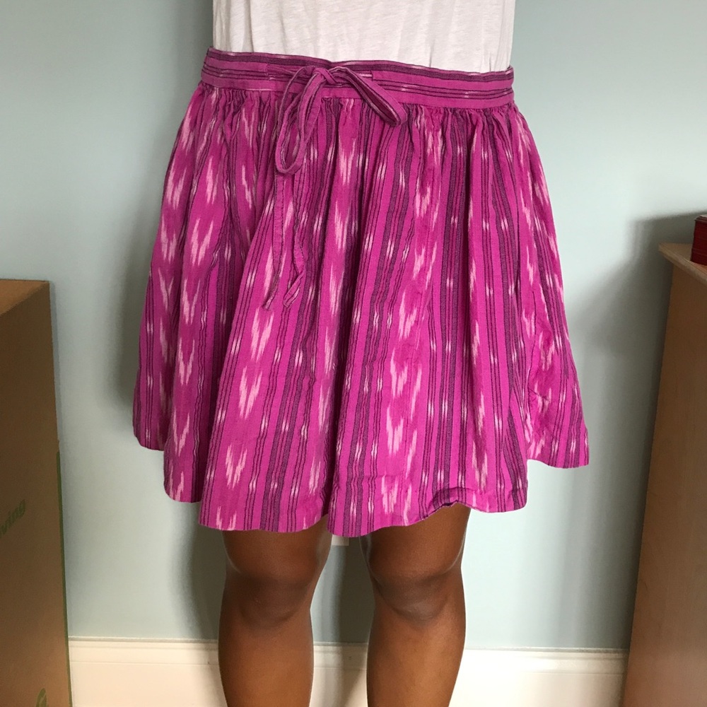 Gap purple print skirt