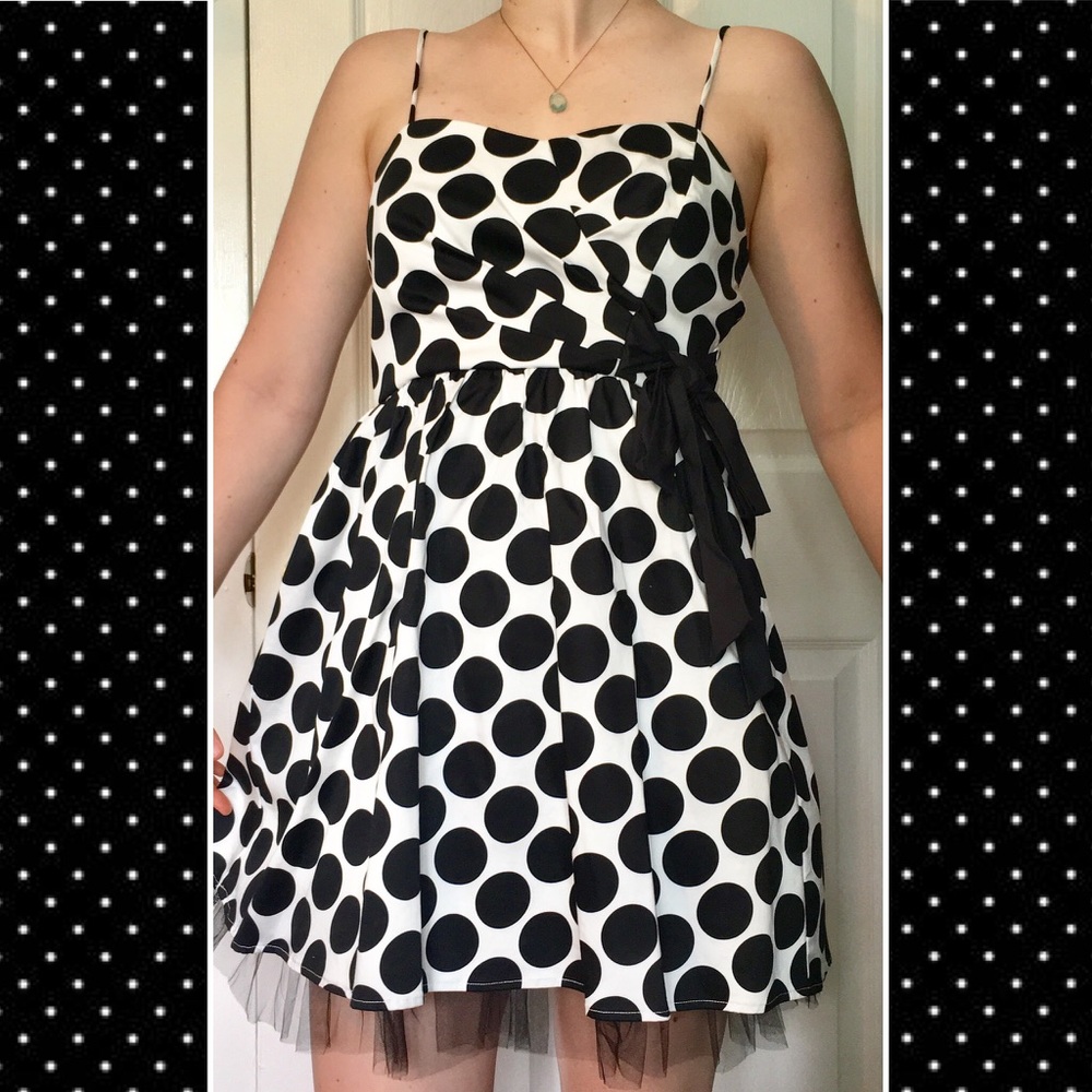 Black & White Polka Dot Dress