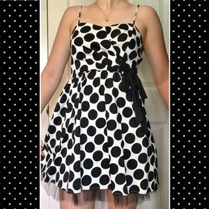 Black & White Polka Dot Dress