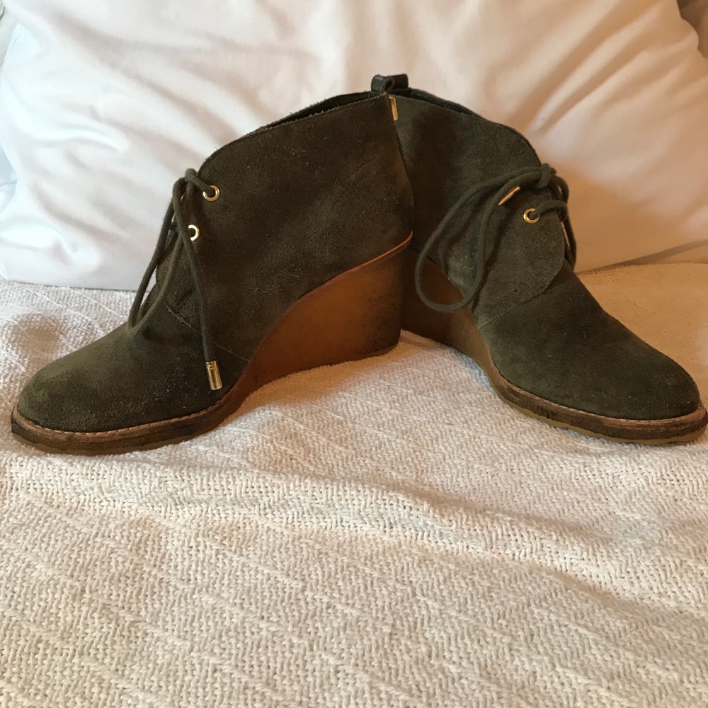 Tory Burch Olive Booties